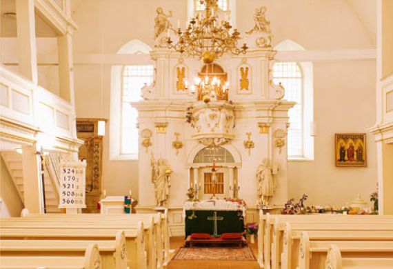 Mauerwerkstrockenlegung in der Traukirche von Bach