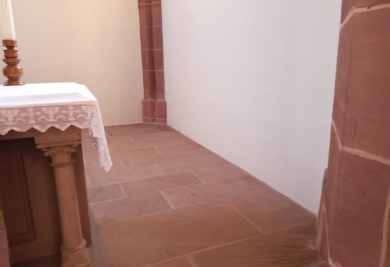 Trockenlegung einer Kirche in Rheinland Pfalz